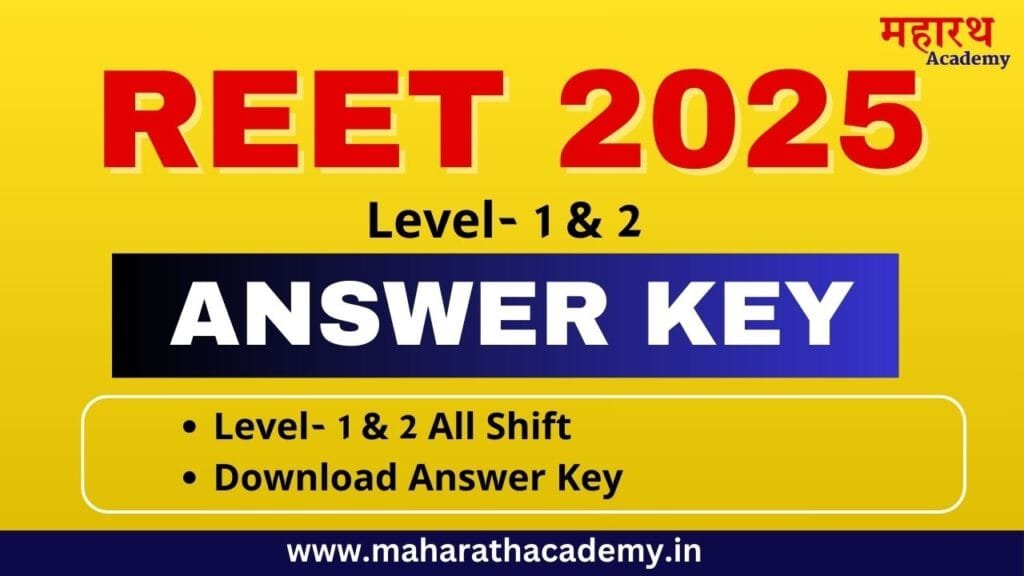 bnfcn REET Answer Key 2025 -Download Level- 1 & 2