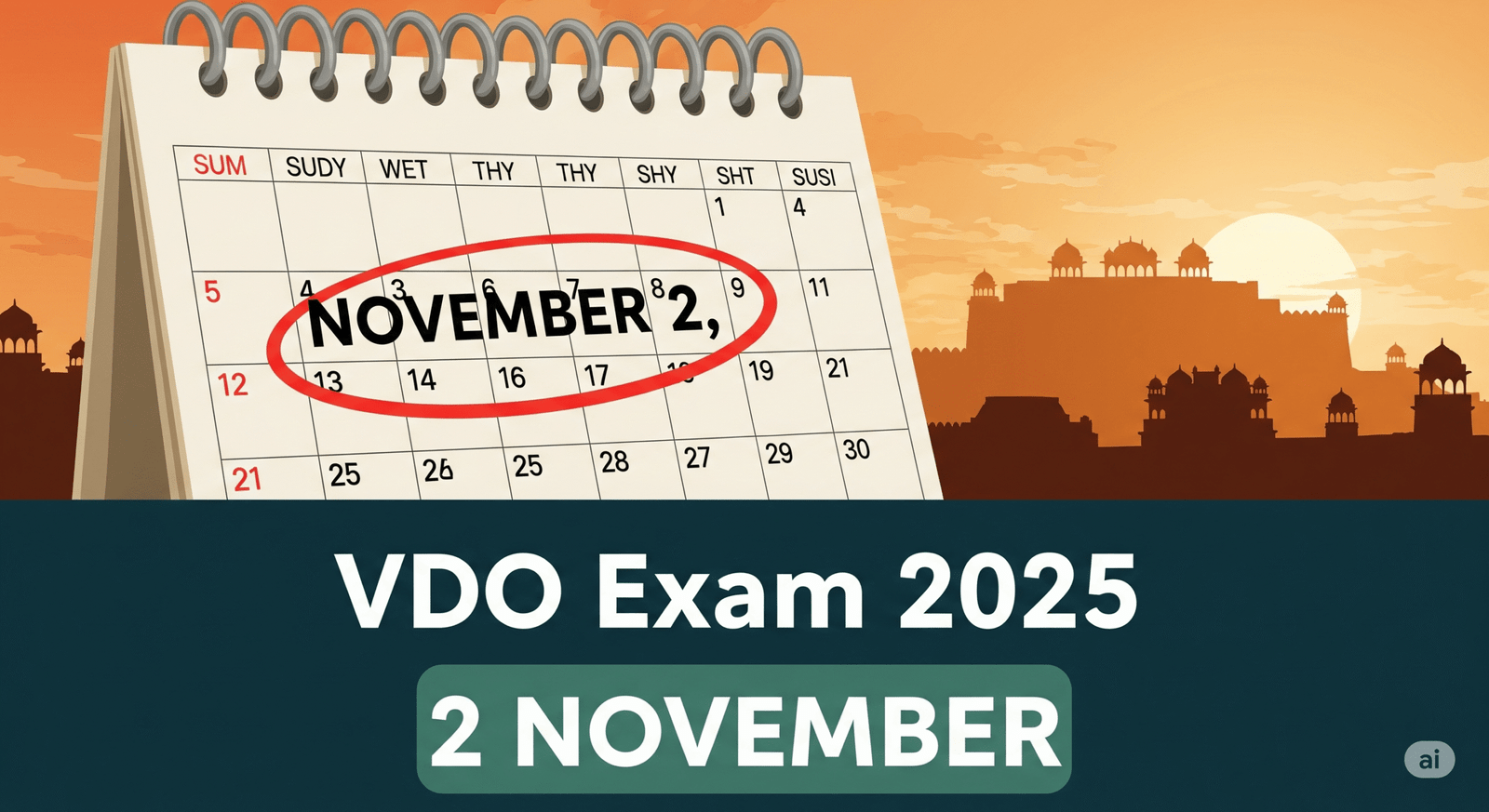Gemini Generated Image vekg3gvekg3gvekg scaled Rajasthan VDO New Exam Date 2025