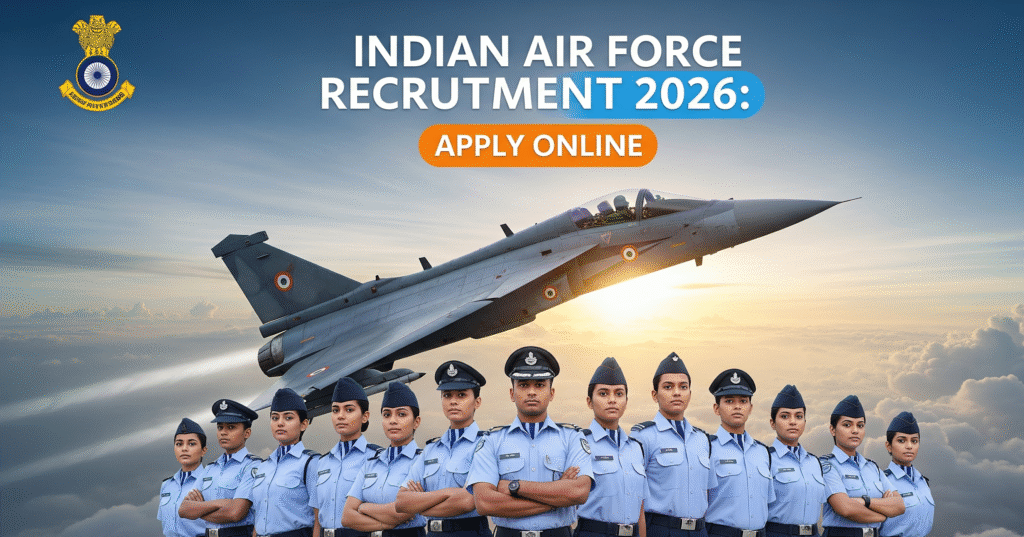 air Indian Air Force Agniveer vayu Recruitment 2026: Intake 02/2026 Online Form