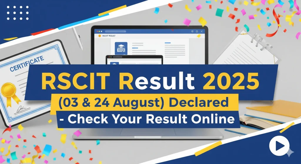 DSFD RSCIT Result 2025 (03 & 24 August) Declared – Check Your Result Online
