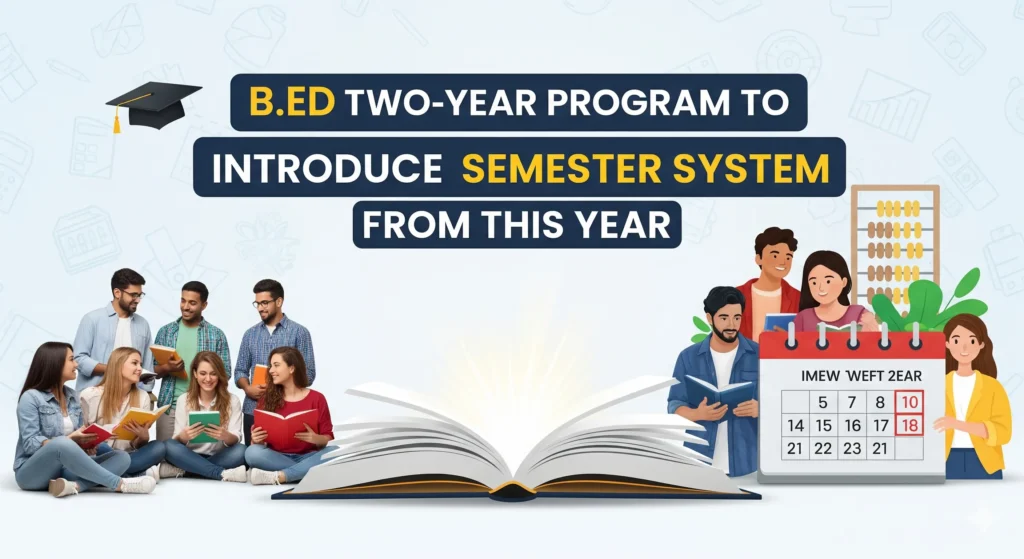 B.Ed Two-Year Program to Introduce Semester System from This Year 1 GHCGHN B.Ed Two-Year Program to Introduce Semester System from This Year