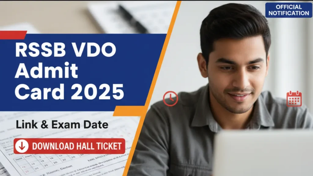 RSSB VDO Admit Card 2025 Link, Exam Date, Hall Ticket Download 1 FSGSF RSSB VDO Admit Card 2025 Link, Exam Date, Hall Ticket Download