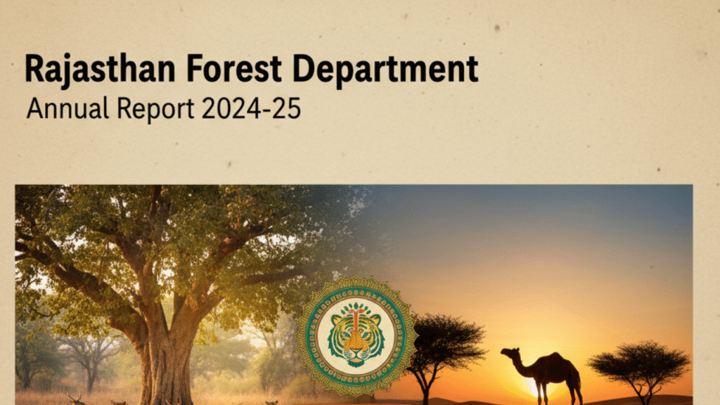 Rajasthan Forest Department Annual Report 2024–25 1 HJVH Rajasthan Forest Department Annual Report 2024–25
