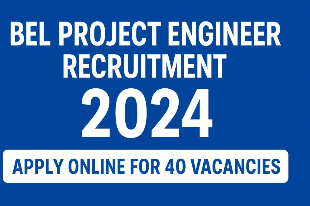 ChatGPT Image Nov 19 2025 12 39 06 AM BEL Project Engineer Recruitment 2024: Apply Online for 40 Vacancies