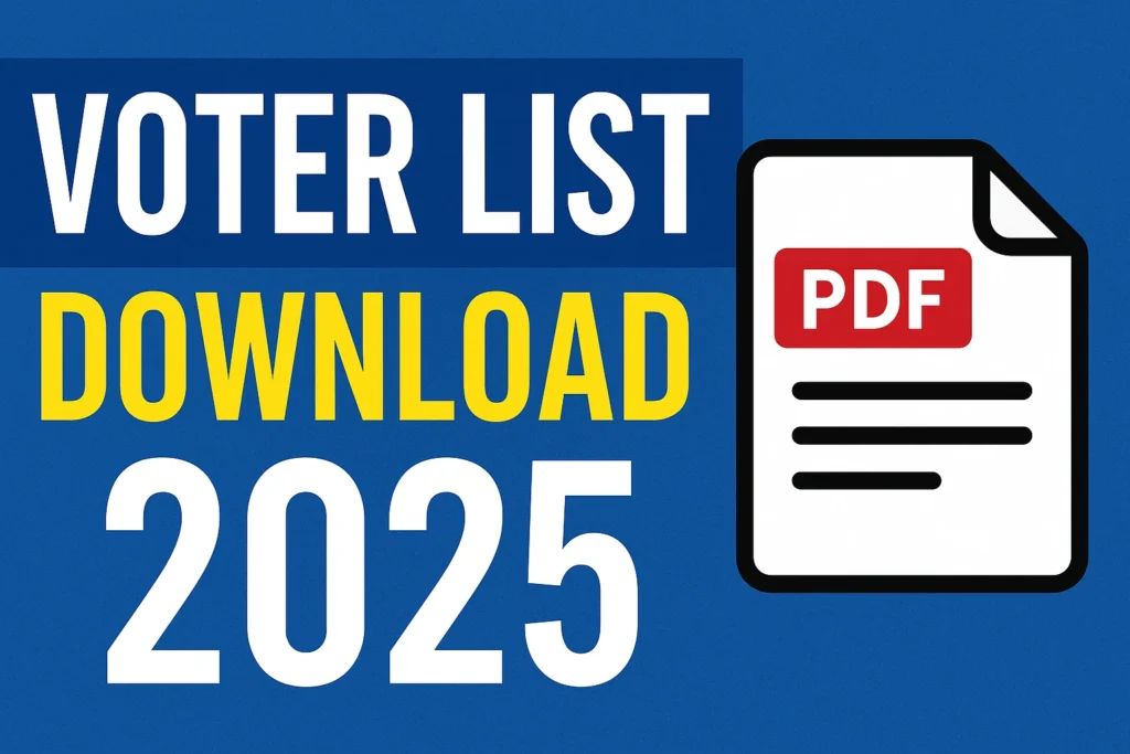 ChatGPT Image Nov 22 2025 03 05 10 PM Voter List Download 2025: New Voter List PDF कैसे डाउनलोड करें? (Full Guide)