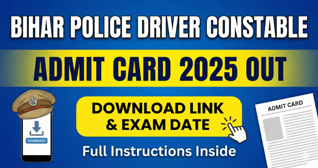 Bihar Police Driver Constable Admit Card 2025 Out – Download Link, Exam Date & Full Instructions 1 Gemini Generated Image 9otk1t9otk1t9otk Bihar Police Driver Constable Admit Card 2025 Out – Download Link, Exam Date & Full Instructions