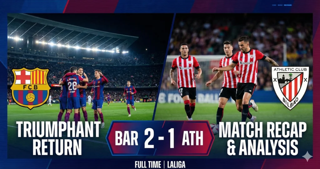 Gemini Generated Image x5nk2sx5nk2sx5nk Barcelona vs Athletic Club: A Triumphant Return to Camp Nou – Match Recap & Analysis