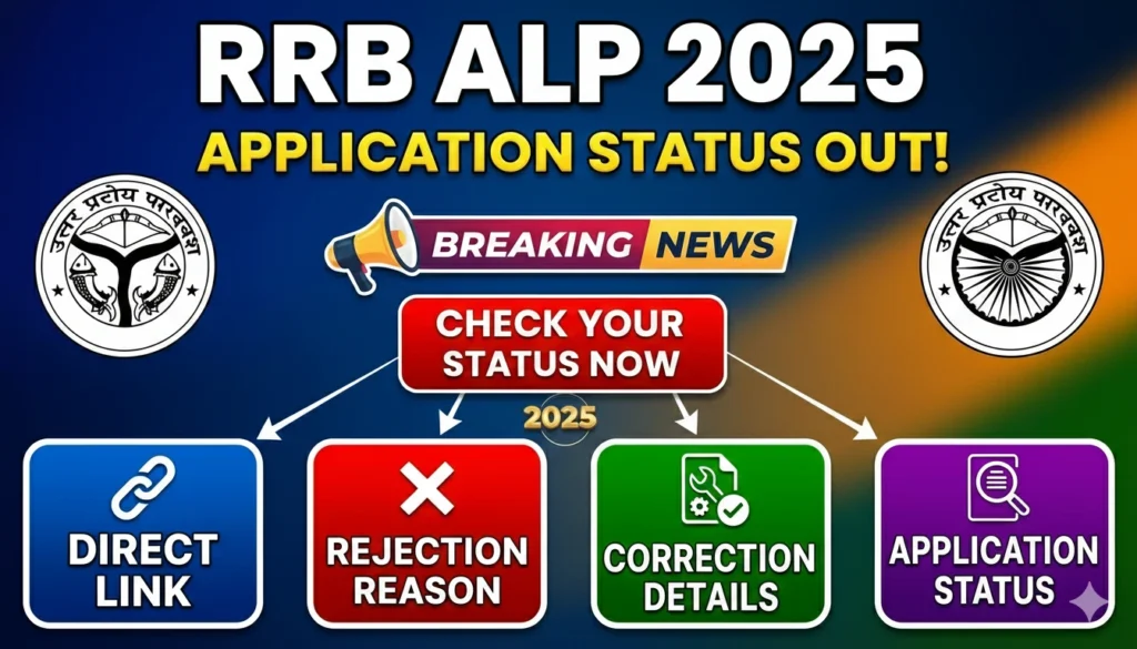 Gemini Generated Image 18j31z18j31z18j3 RRB ALP 2025 Application Status Out – Check Your Status, Rejection Reason & Correction Details