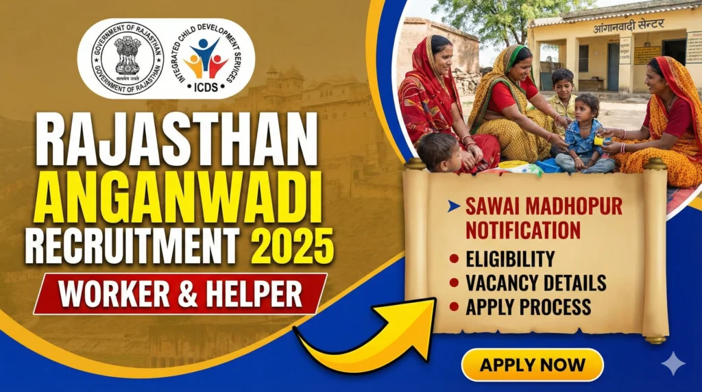 Gemini Generated Image 79uf6479uf6479uf Rajasthan Anganwadi Worker & Helper Recruitment 2025 – Sawai Madhopur Notification, Eligibility, Vacancy Details & Apply Process