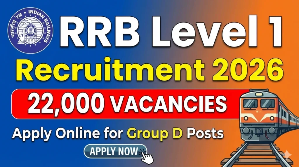Gemini Generated Image pmh9ttpmh9ttpmh9 RRB Level 1 Recruitment 2026: 22,000 Vacancies | Apply Online for Group D Posts