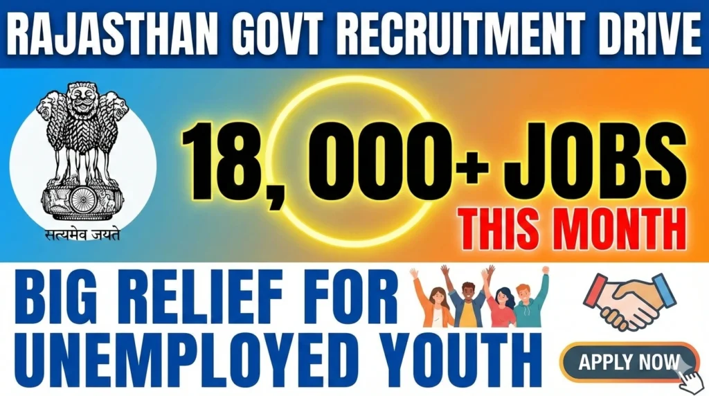 Gemini Generated Image sas48csas48csas4 Rajasthan Government to Recruit Over 18,000 Candidates This Month: Big Relief for Unemployed Youth