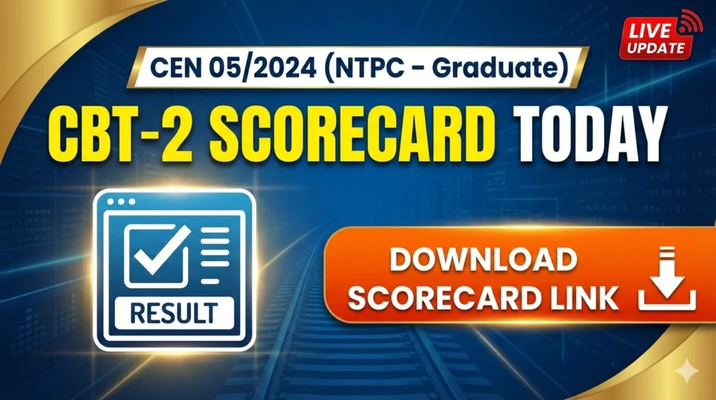 Gemini Generated Image yaz74yaz74yaz74y CEN 05/2024 (NTPC – Graduate) CBT-2 Scorecard Today | Download Scorecard Link