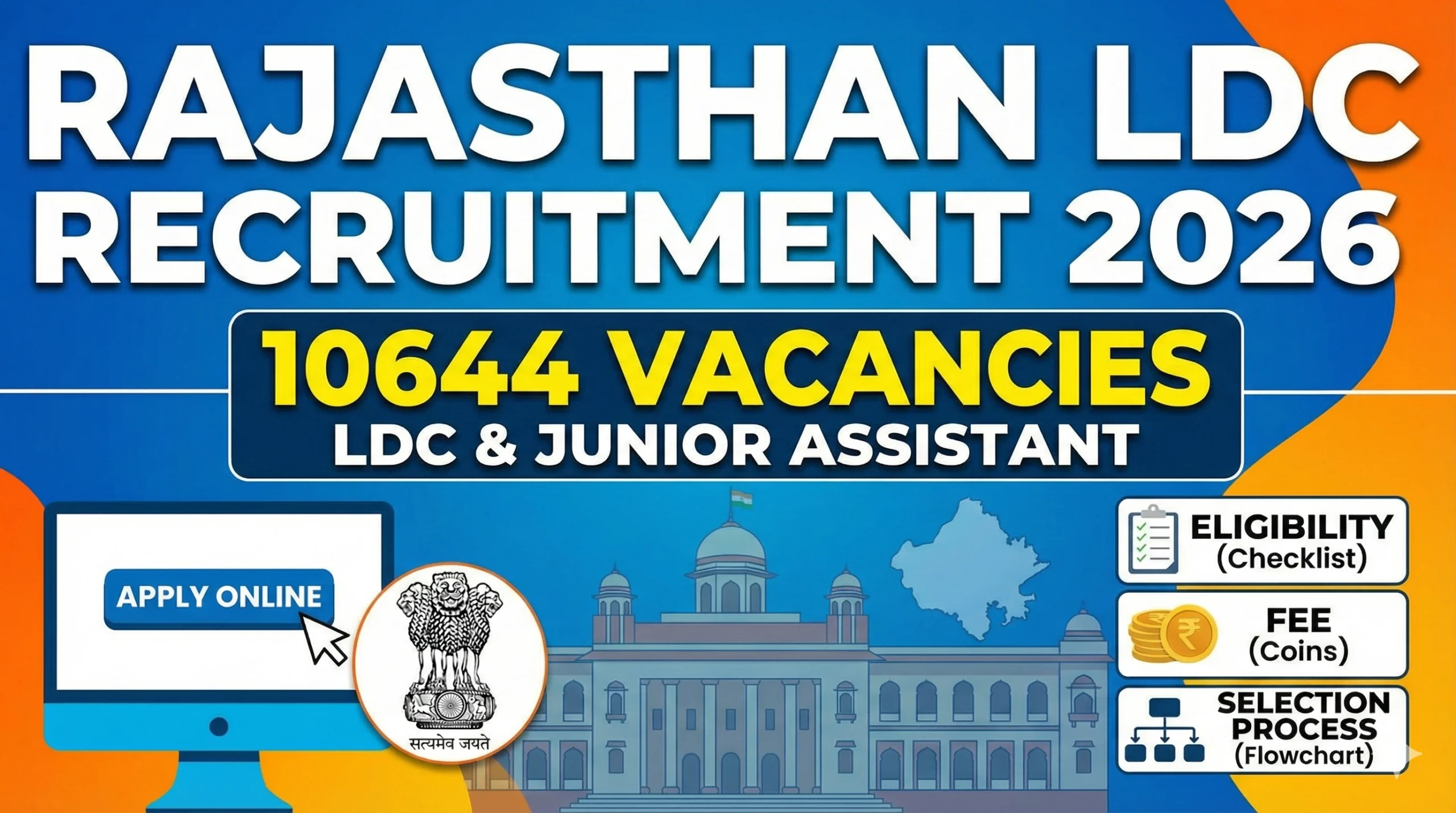 Rajasthan LDC Recruitment 2026 scaled Education News
