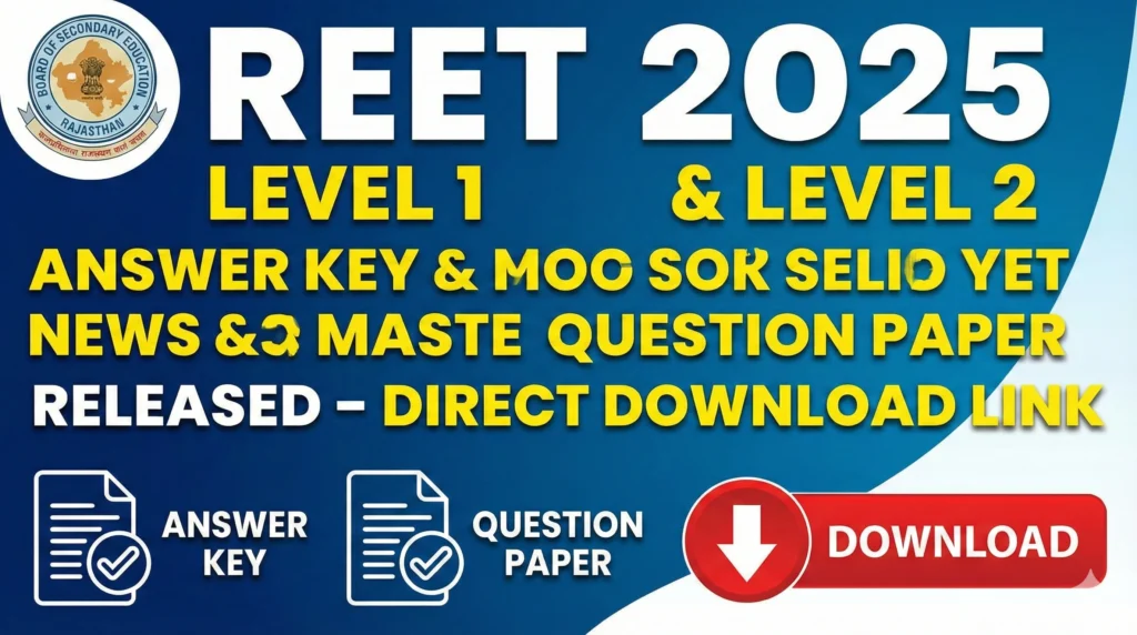 Gemini Generated Image pod1ufpod1ufpod1 REET 2025 Level 1 & Level 2 Answer Key and Master Question Paper Released – Direct Download Link