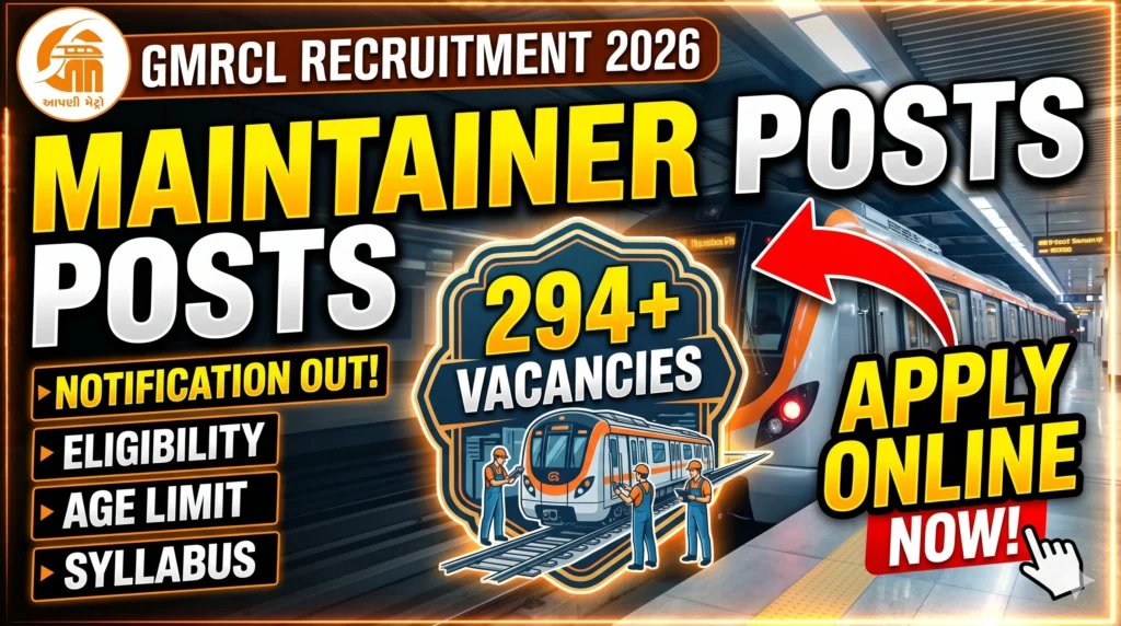 GMRCL Maintainer GMRCL Maintainer Recruitment 2026 Notification – Apply Online for 294+ Vacancies