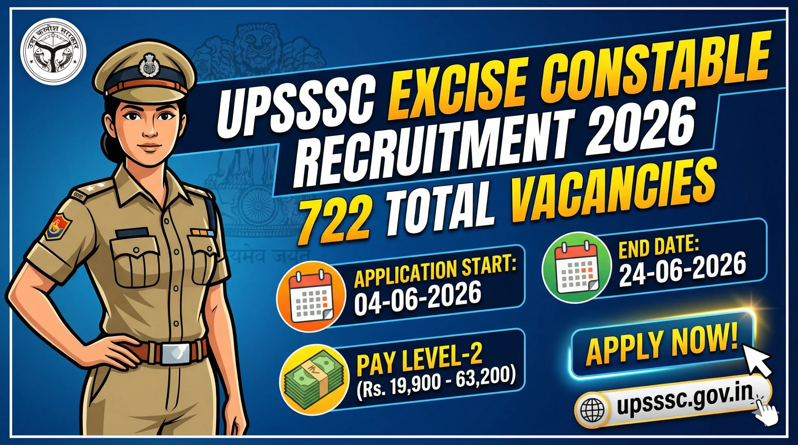 UPSSSC Excise Constable scaled Latest Job