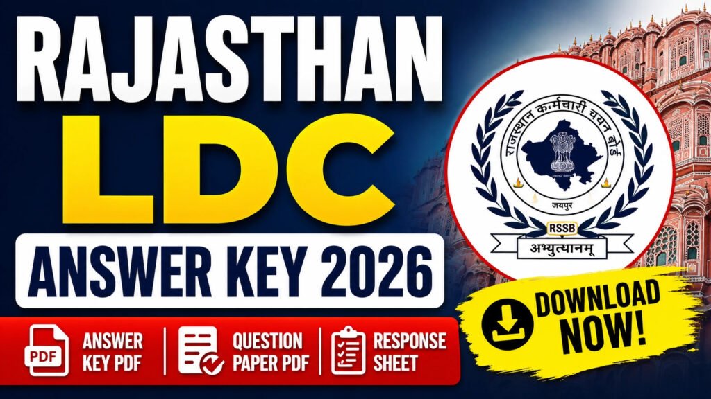 2ba75e10 5f4c 470d bf9d 7fa43362c547 Rajasthan LDC Answer Key 2026 Download PDF (Official) | Question Paper PDF, Response Sheet & Expected Cut Off
