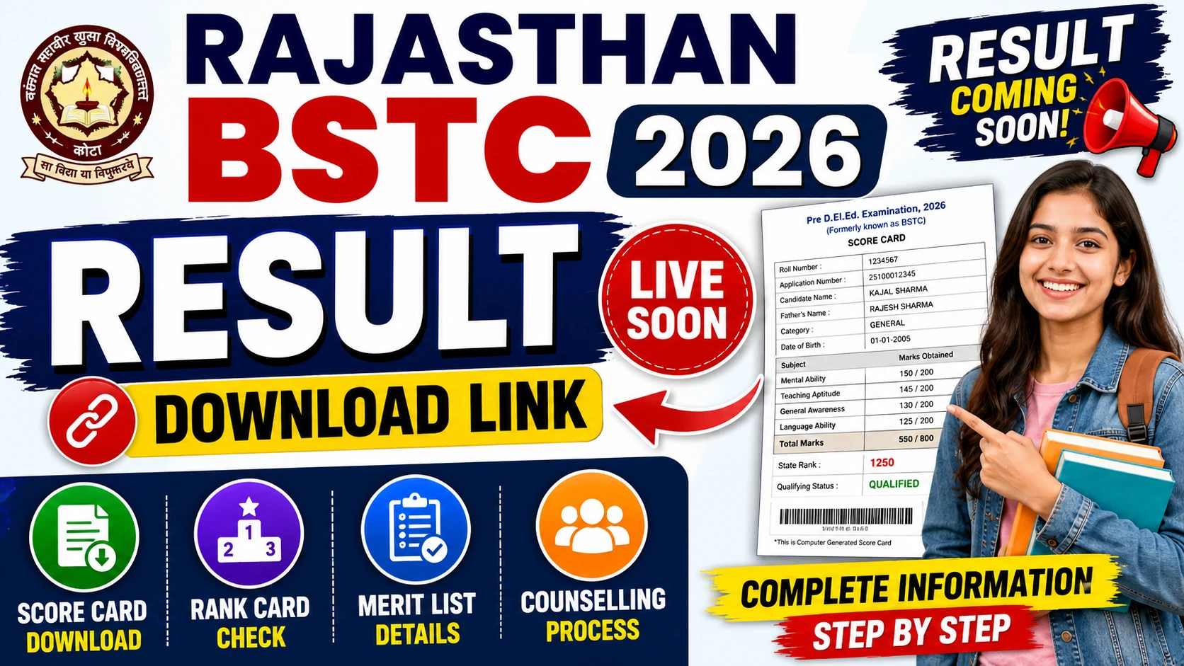 Rajasthan BSTC Result 2026 Education News