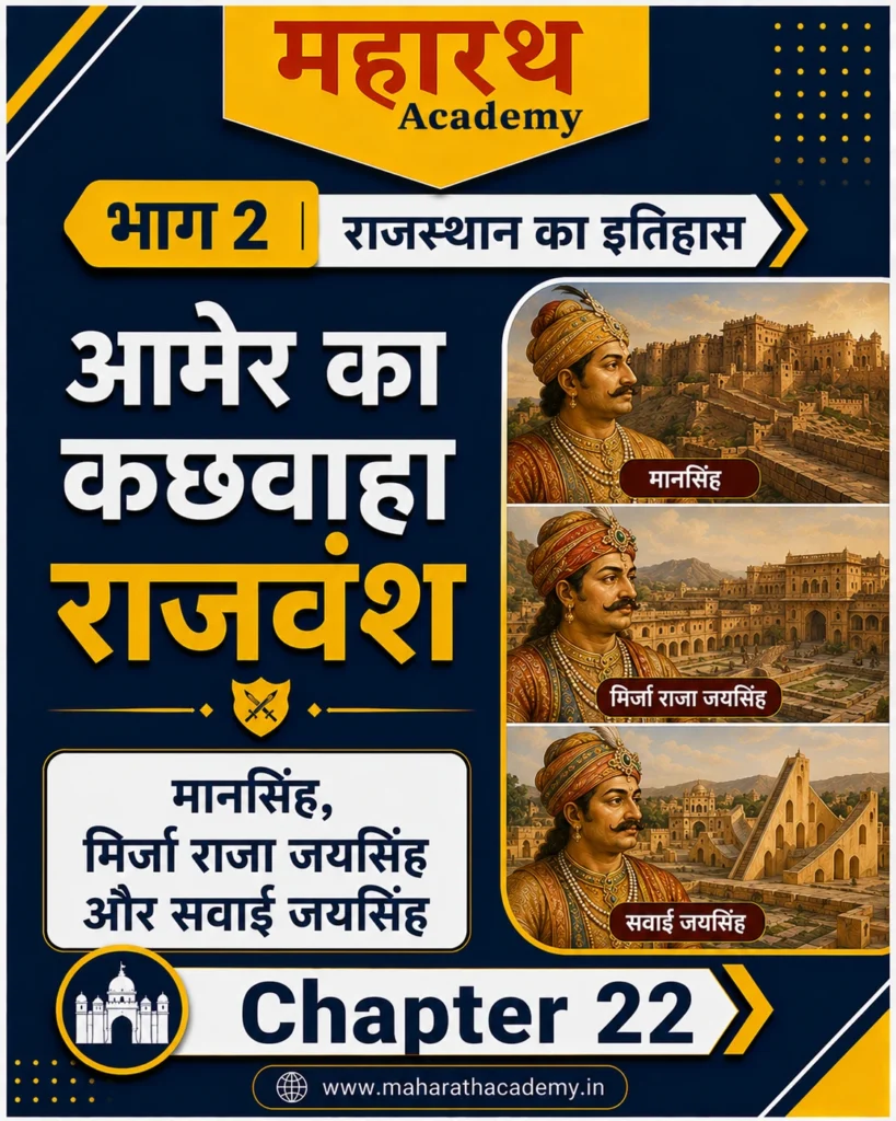 Home 16 आमेर का कछवाहा राजवंश राजा मानसिंह मिर्जा राजा जयसिंह एवं सवाई जयसिंह Home