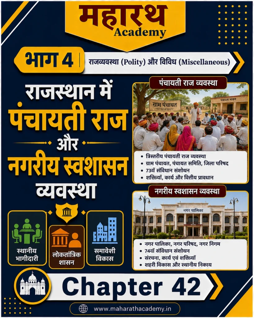 राजस्थान में पंचायती राज एवं नगरीय स्वशासन व्यवस्था Home